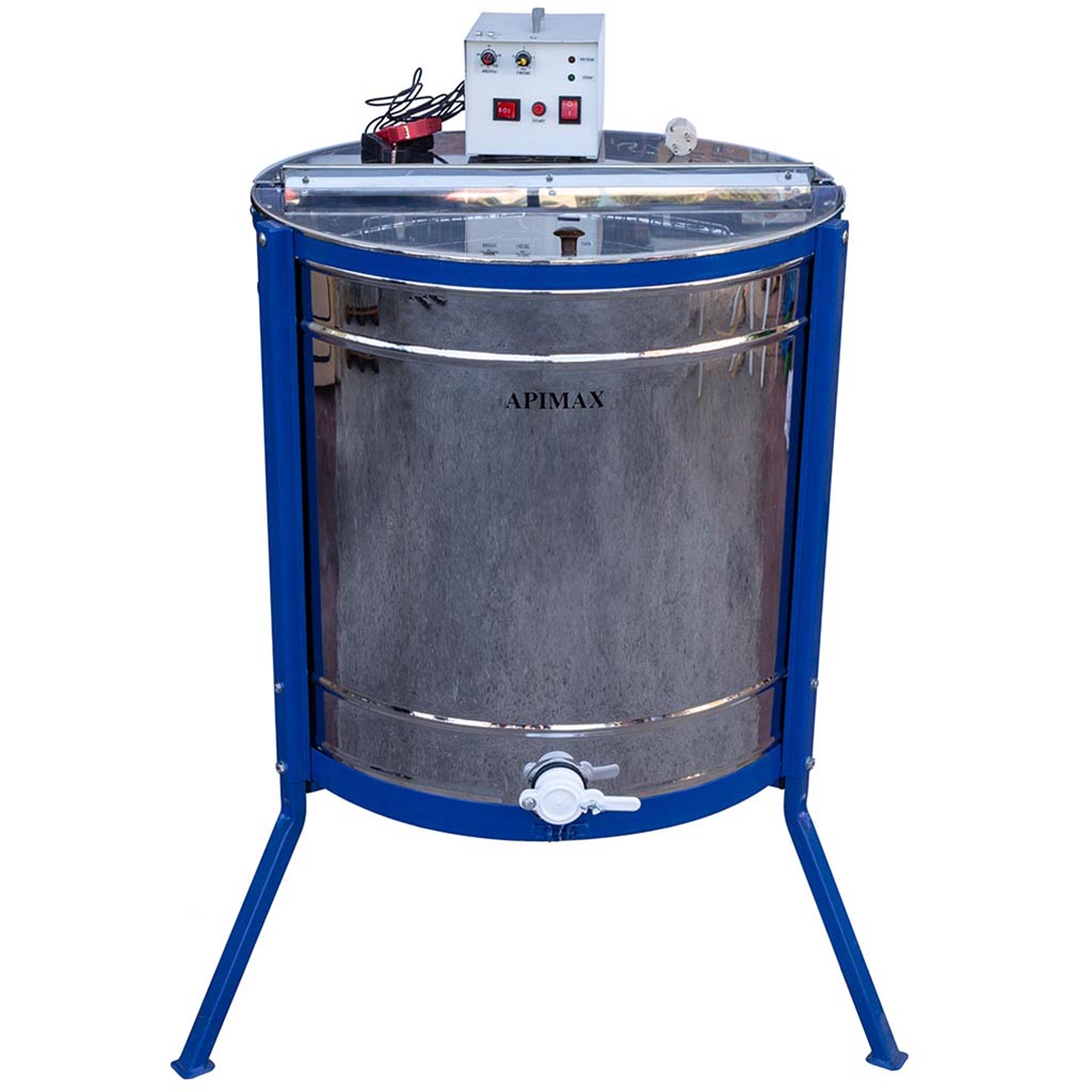 Ηλεκτρικός Μελιτοεξαγωγέας 6 Πλαισίων Μονής Κατεύθυνσης INOX Apimax